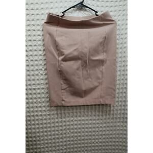 attention size S pink pencil skirt